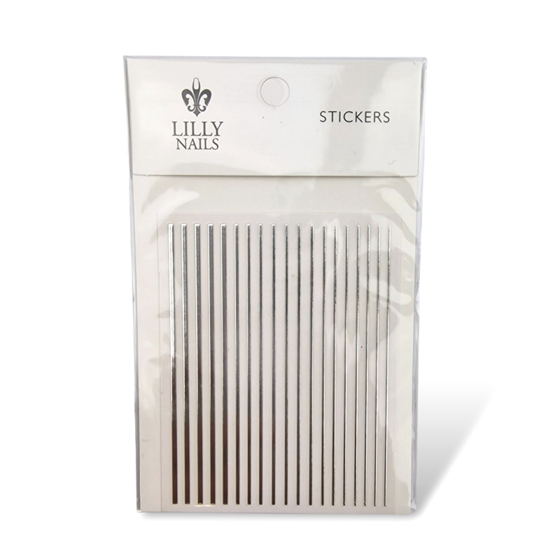 89427 – Stripe Stickers Silver
