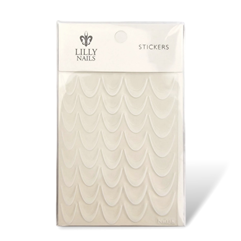 89425 – French Stickers White