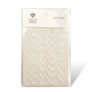 89425 – French Stickers White