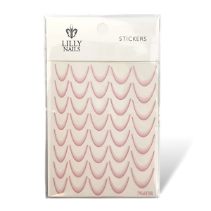 89424 – French Stickers Pink