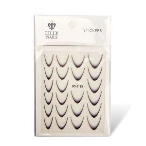 89422 – French Stickers Black Gold