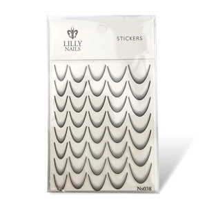 89426 – French Stickers Black